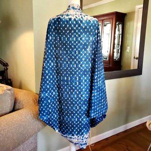 Blue Tie Dye Kimono